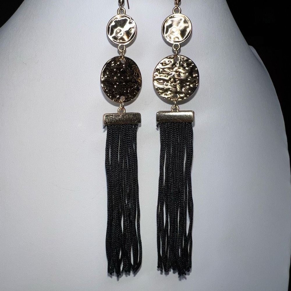 Boho Long Tassel earrings - Picture 2 of 6
